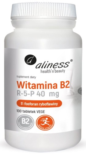 Витамин B2 R-5-P (рибофлавин) 40 мг x 100 Vege таблеток